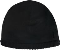 🧢 igloos reversible fleece beanie anthracite: stylish boys' accessory for ultimate comfort and warmth logo