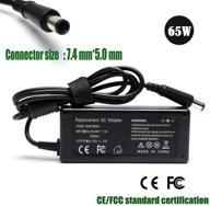 💻 65w ac adapter laptop charger for hp pavilion dv7 dv6 dv5 dv4 dm4 g7 g6 g4 series - high-quality pc power supply cord logo