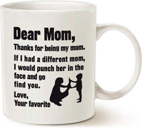 img 2 attached to 🎁 MAUAG Hilarious Mother's Day Coffee Mug for Mom - Best Mom Gifts, 11 Oz White Cup