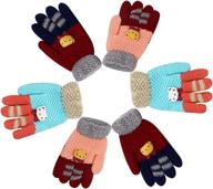 🧤 warmth and style combined: rarity us unisex winter gloves mittens for boys' accessories in extreme cold weather logo