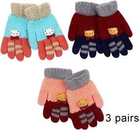 img 3 attached to 🧤 Warmth and Style Combined: RARITY US Unisex Winter Gloves Mittens for Boys' Accessories in Extreme Cold Weather