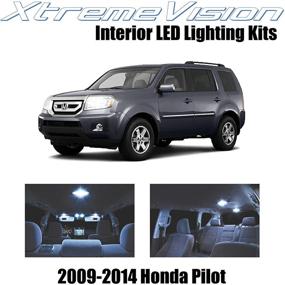 img 4 attached to 🚘 Усовершенствованный комплект интерьера с кулером Xtremevision Cool White LED для Honda Pilot (2009-2014) - Включает 16 деталей и инструменты для установки.