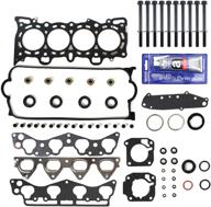 🔧 high-quality cylinder head gasket set & bolts for 96-00 honda civic 1.6l v-tec logo