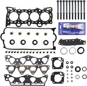 img 1 attached to 🔧 High-Quality Cylinder Head Gasket Set & Bolts for 96-00 Honda Civic 1.6L V-TEC