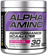 cellucor alpha amino watermelon eaa & bcaa powder - essential amino acids + electrolytes, 30 servings logo