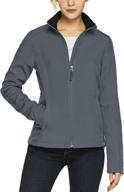 π§₯ tsla women's micro fleece jacket: full-zip waterproof softshell, windproof & lightweight logo