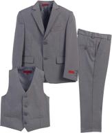 👔 classy & stylish: gioberti boy's formal suit set - timeless elegance for young gentlemen logo