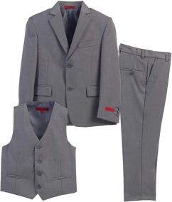 img 4 attached to 👔 Classy & Stylish: Gioberti Boy's Formal Suit Set - Timeless Elegance for Young Gentlemen