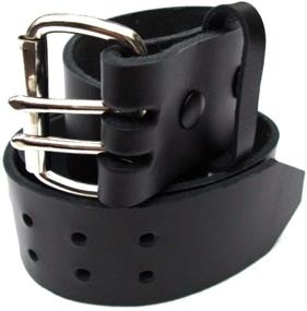 img 1 attached to Rugged and Stylish: Men's Heavy Duty Black Leather Accessories for the Modern Man