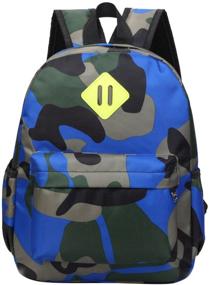 img 4 attached to 🎒 FANCI Preschool Kindergarten Rucksack Camouflage: Stylish and Functional Bag for Little Ones