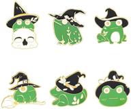 🐸 nakobo enamel pins: delightful froggy lotus guitar frogs animal brooches for backpacks, hats & clothing – perfect gift for kids, boys, girls, and women logo