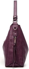 img 2 attached to Jiaruo Leather Handbag Shoulder Crossbody Women's Handbags & Wallets for Hobo Bags