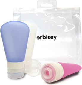 img 3 attached to Orbisey Approved: Squeezable Silicone Bottles for Hassle-free Travel