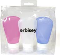 orbisey approved: squeezable silicone bottles for hassle-free travel logo