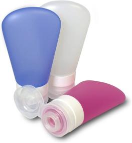 img 2 attached to Orbisey Approved: Squeezable Silicone Bottles for Hassle-free Travel