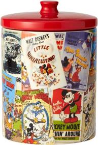 img 4 attached to 🍪 Enesco Disney Ceramics Mickey Mouse Collage Cookie Jar: A Multicolor 9.25-inch Delight!