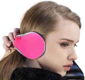img 4 attached to Warmers Adjustable Waterproof Earmuffs Foldable Men's Accessories for Earmuffs