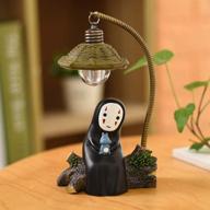 spirited away no face man night lamp - ovanus mini light toy for children, ideal gift and home garden decoration with rabbit design логотип