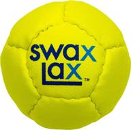 🥍 swax lax lacrosse training ball - same size & weight as regulation lacrosse ball but soft - ideal for indoor & outdoor practice with controlled bounce & reduced rebounds логотип