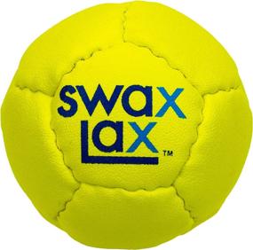 img 4 attached to 🥍 SWAX LAX Lacrosse Training Ball - Same Size & Weight as Regulation Lacrosse Ball but Soft - Ideal for Indoor & Outdoor Practice with Controlled Bounce & Reduced Rebounds