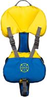 level six puffer baby flotation vest - sun yellow: ensuring safety & style on the water logo
