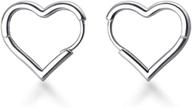 💍 sluynz sterling silver girls' jewelry: shimmering silver earrings logo