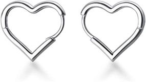 img 4 attached to 💍 SLUYNZ Sterling Silver Girls' Jewelry: Shimmering Silver Earrings