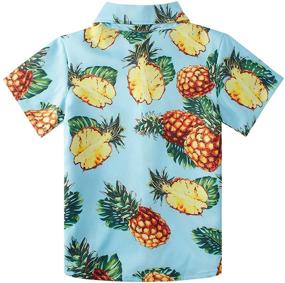 img 3 attached to 🍍 Hawaiian Boys' Clothing: Pineapple Sunglass Sleeved Attire