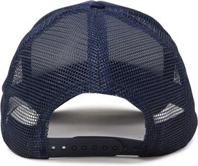 img 3 attached to 🧢 Trucker Hat Mesh Cap - Solid Colors, Lightweight with Adjustable Strap and Small Braid for Added Style