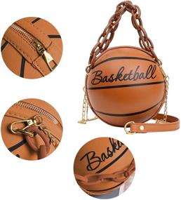 img 2 attached to 👜 Women's Shoulder Bags | Freie Liebe Basketball Messenger Handbags & Wallets