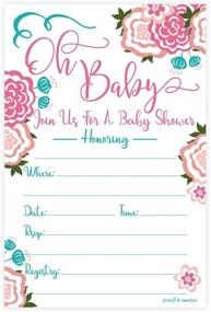 img 1 attached to Sweet Blooms Shower Invitations Envelopes
