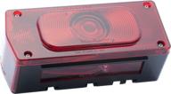 🔴 red optronics st37rs st-37rs tail light with license light for enhanced visibility logo