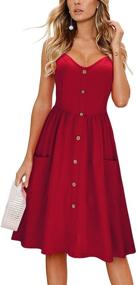 img 4 attached to KILIG Womens Dresses Sleeve Pockets Women's Clothing for Dresses