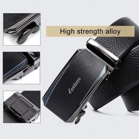 img 1 attached to CARDANRO Genuine Leather Automatic Business Men's Accessories for Belts