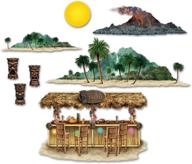 🌴 tiki bar & island props party accessory: enhance your gathering with 8/pkg (1 count) логотип