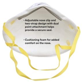 img 2 attached to 🔒 3M Particulate Respirator 8210 Pack: Superior Protection for Particulate Hazards