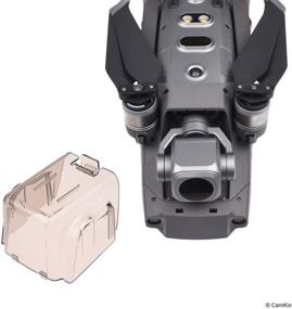 img 2 attached to 🛡️ Ultimate Protection Kit: CamKix 2-in-1 Gimbal Lock and Camera Shield for DJI Mavic 2 Pro - Set of 2 - Secure Gimbal Positioning & Impact Shielding - Essential Drone Accessory