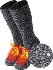 img 4 attached to Thermal Grippers Hissox Insulated Slipper Sports & Fitness