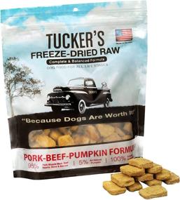 img 2 attached to 🐶 Tucker's Raw Frozen Freeze Dried Dog Food: Pork, Beef & Pumpkin Formula 14oz - Premium Quality for Optimal Canine Nutrition