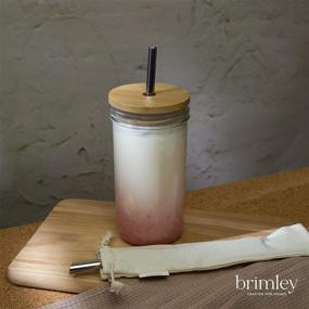 img 1 attached to Stainless Steel Reusable Smoothie Tumbler - Brimley