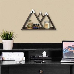 img 1 attached to The Original Majestic Mountain Floating Shelf - Enhance Your Space with Rustic Charm and Versatile Storage Solution: Ideal for Mountain Decor, Cabin Decor, Woodland Nursery, Nursery Wall Decor, Rustic Bedroom Decor & More - By DASH Home