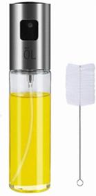 img 4 attached to Food-grade Glass Olive Oil Sprayer: Refillable Dispenser for Cooking, BBQ, Salad & More