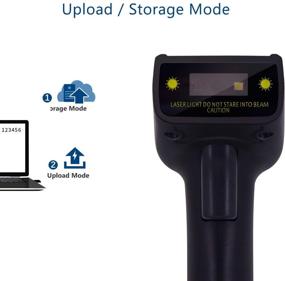 img 2 attached to 📡 Symcode 2D Wireless Barcode Scanner: Fast and Accurate QR PDF417 Bar Code Reader for Computer and Cell Phone Screen Scan with Long Transfer Distance