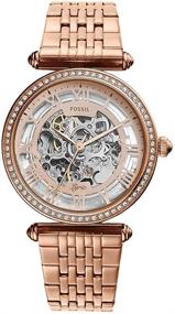 img 4 attached to Fossil Womens Lyric Automatic Stainless