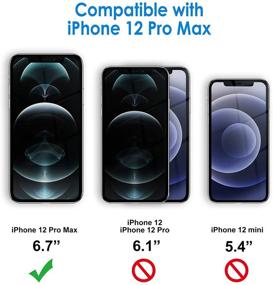 img 3 attached to 📱 JETech iPhone 12 Pro Max 6.7-Inch Case - Shockproof Bumper Cover with Anti-Scratch Clear Back (Black)