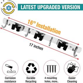 img 3 attached to 🧺 Efficient Zuric Stainless Organizer for Sporting Material Handling: Easy Installation