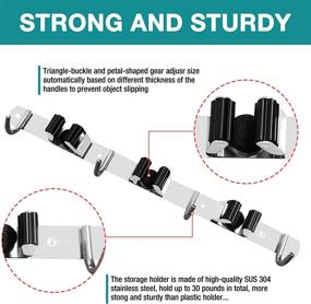 img 1 attached to 🧺 Efficient Zuric Stainless Organizer for Sporting Material Handling: Easy Installation