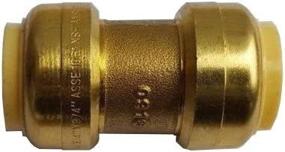 img 2 attached to 🔩 XFitting 10-Pack 3/4" Push Fit Couplings - NSF ANSI61 Certified Lead-Free Brass