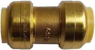 🔩 xfitting 10-pack 3/4" push fit couplings - nsf ansi61 certified lead-free brass logo