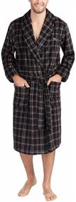 img 4 attached to Tommy Bahama Fleece Black Plaid: 🧣 Stylish and Cozy Comfort for All Seasons